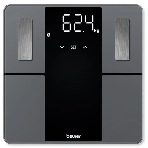 BEURER BF 500 WAGA ŁAZIENKOWA ANALIZATOR SKŁADU CIAŁA BLUETOOTH BMI 180KG