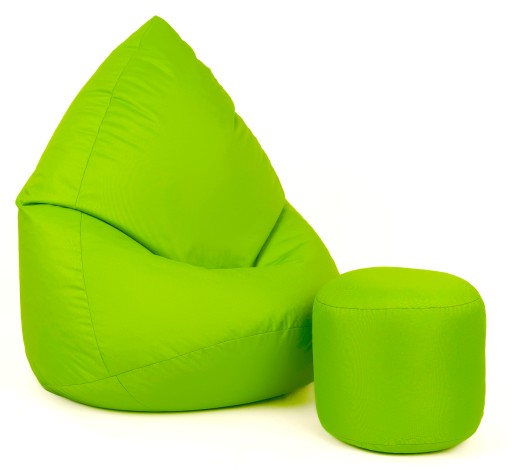 PUFA WOREK SAKO XXL + PODNÓŻEK | MEGA FOTEL PUFY