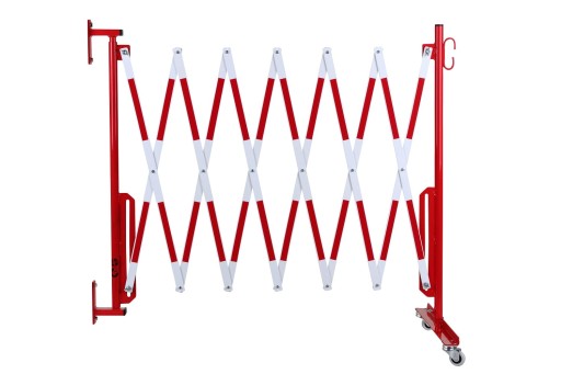 BARIERA NOŻYCOWA harmonijka ZAPORA 360 cm ŚCIENNA