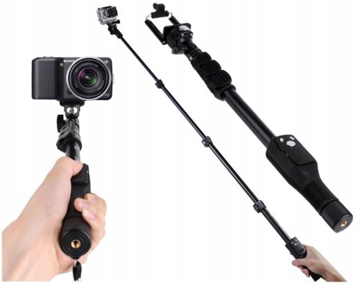 Kijek do Selfie Monopad długi kij wysięgnik 125cm