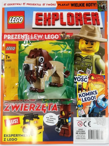 LEGO EXPLORER 5/2022 MAGAZYN + LEW LEGO