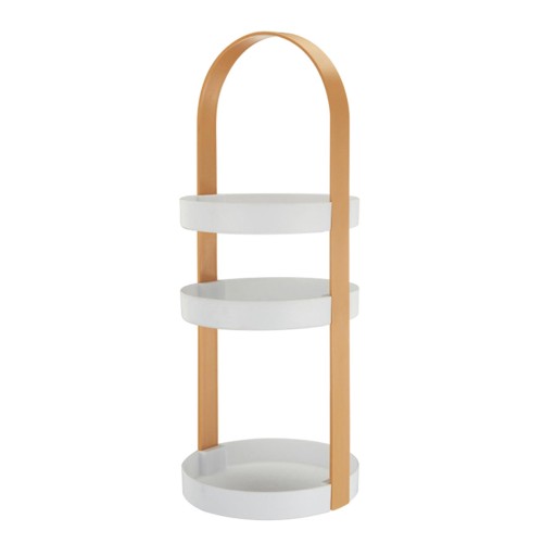 Desk Cosmetics Stand 3 Layer Multiuse Yellow