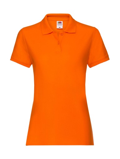 FRUIT - SLIM Damska koszulka polo PREMIUM ora XXL