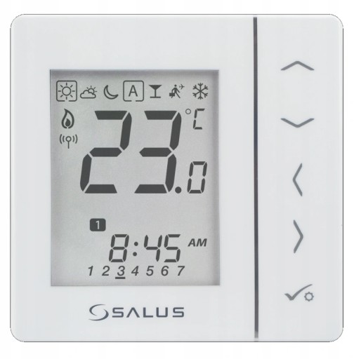 STEROWNIK VS30W TERMOSTAT REGULATOR TEMPERATURY BIAŁY TYGODNIOWY PRZEWODOWY