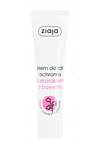 ZIAJA Krem do rąk OCHRONNY BAWEŁNA 100 ml