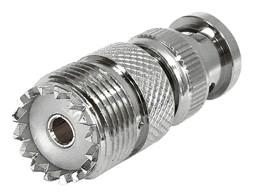 Adapter antenowy RF BNC/wt-UHF/UC1/gn 50Ohm