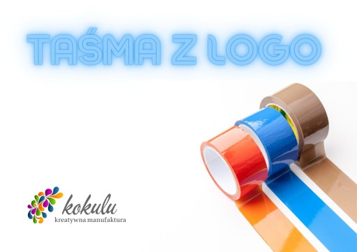Taśma pakowa z nadrukiem logo 36szt. 1 kolor