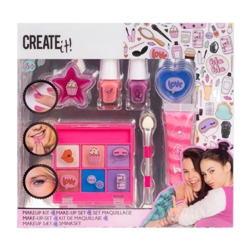 Create It! ZESTAW KOSMETYKÓW DO MAKIJAŻU 8 elem