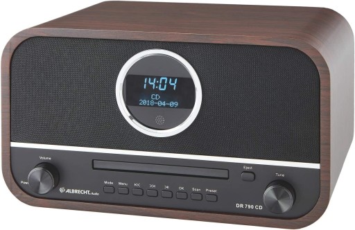 Radioodtwarzacz CD DAB+ FM USB Albrecht DR790CD