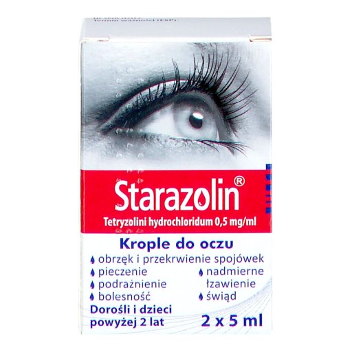 Starazolin 0,5% krople do oczu 2 x 5 ml (10ml) OTC