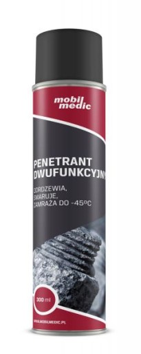 PENETRANT DWUFUNKCYJNY MOBIL MEDIC ODRDZEWIA SMARUJE ZAMRAŻA 300 ml