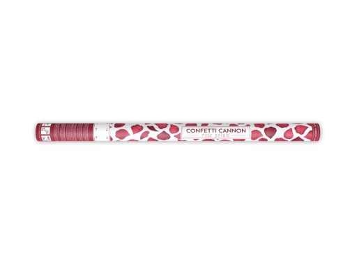 WYSTRZAŁOWE KONFETTI PŁATKI RÓŻ ŚLUB 80CM CZERWONE