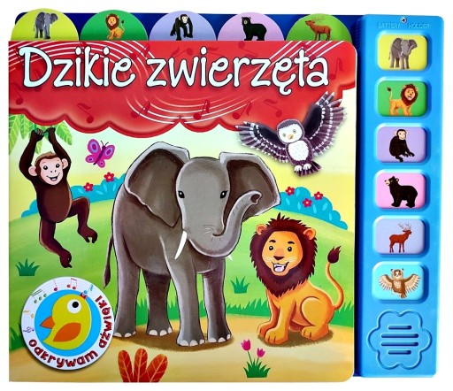 KSIĄŻKA SENSOR. ODKRYWAM DŹWIĘKI DZIKIE ZWIERZĘTA