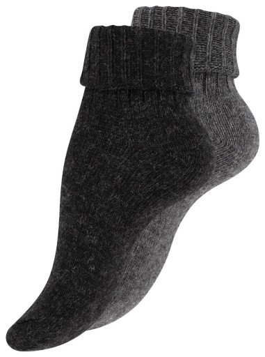 2X Skarpety alpaka skarpetki z alpaki 39-42 czarne szare