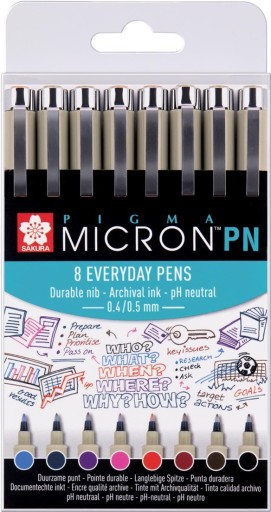 Zestaw Pigma Micron PN set 8 Sakura