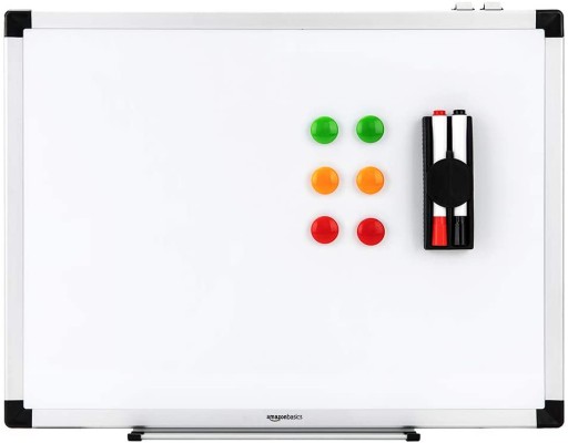 Amazon Basics Magnetyczna tablica suchościeralna 90 x 60 cm