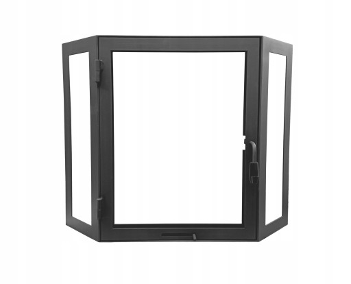 DRZWICZKI DO KOMINKA KOMINKOWE TRAPEZOWE SOLIDNE NA WYMIAR