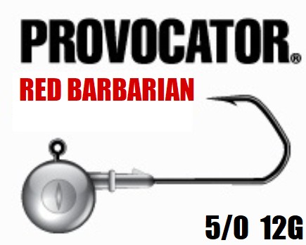 PROVOCATOR RED BARBARIAN hak 5/0 waga 12g op 3 szt