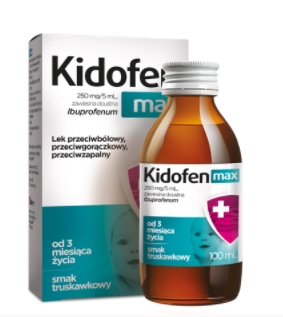 Kidofen Max 250mg/5ml zawiesina doustna, 100 ml