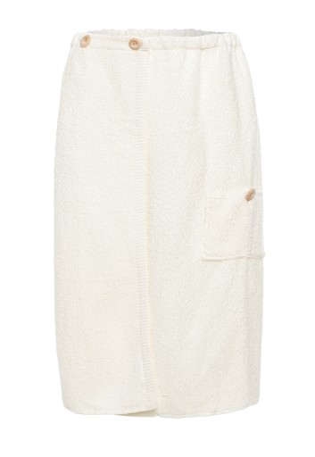 SAUNA RĘCZNIK 100%BAWEŁNA ECRU MĘSKI 70/140 GUZIK