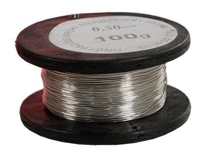 Drut pszczelarski nierdzewny 0,3 mm - 100g