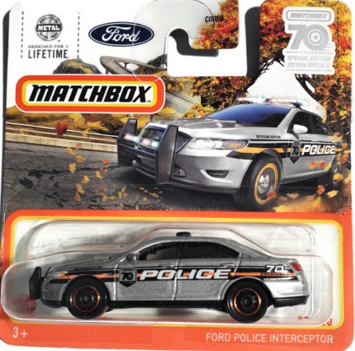 Matchbox - 70 years Ford Police Interceptor 23/100 resorak autko