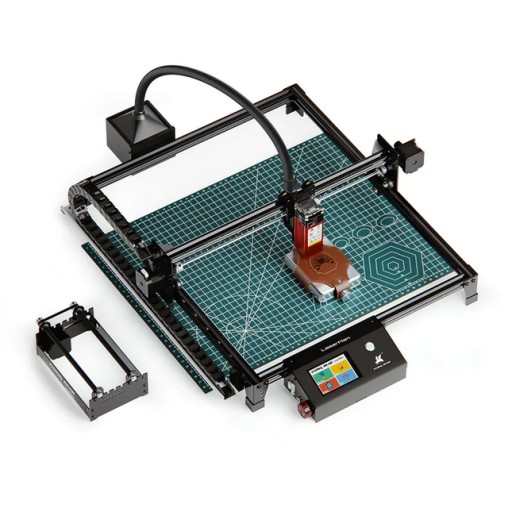 Ploter laserowy+stół obrotowy 40x45cm,dotyk+gratis nóżki+nakładki nadmuchu
