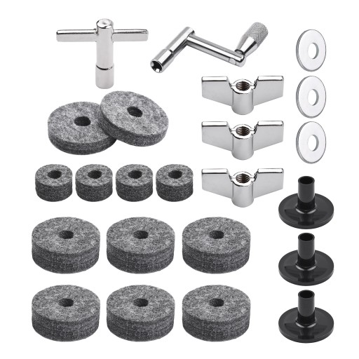 23pcs Cymbal Replacement Accessories Drum Parts