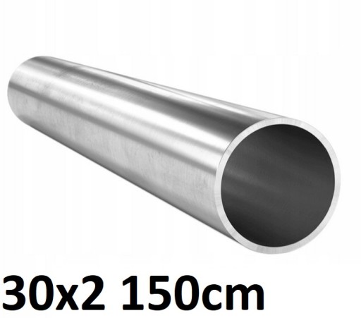 Rura nierdzewna kwasiak fi 30x2mm gat.304 | 150cm