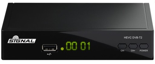 Tuner dekoder DVB-T2/HEVC Signal T2-BOX
