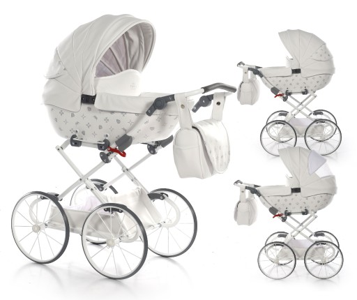 Wózek dla lalki głęboki Tako Imperial Mini Classic Baby Born eko-skórka