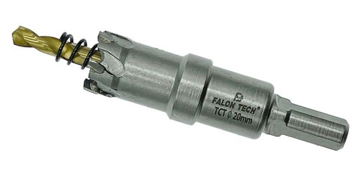 OTWORNICA WIDIOWA WIERTŁO KORONKA METALU DREWNA 20