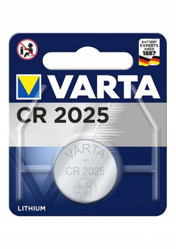 Bateria litowa Varta CR2025 3V