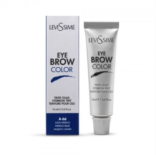 Farba do brwi LeviSsime Eyebrow Color niebieska indygo