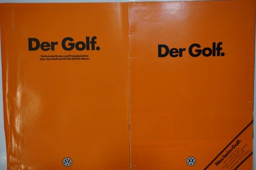 PROSPEKT VOLKSWAGEN GOLF 1979