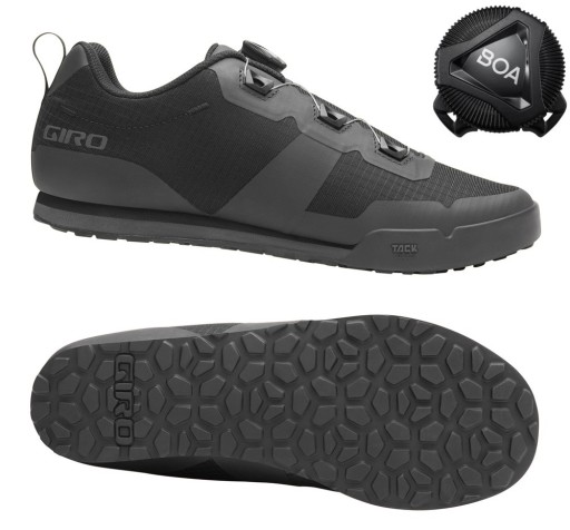 Buty rowerowe męskie GIRO TRACKER BOA black Enduro E-bike / 43 (27,5cm)