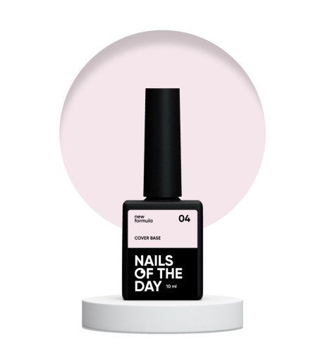 NOTD Cover base NEW 04 - półprzezroczysta pudrowo-różowa baza 10 ml