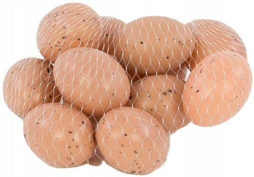 JAJKA PLASTIKOWE NATURALNE 5 cm 12 sztuk
