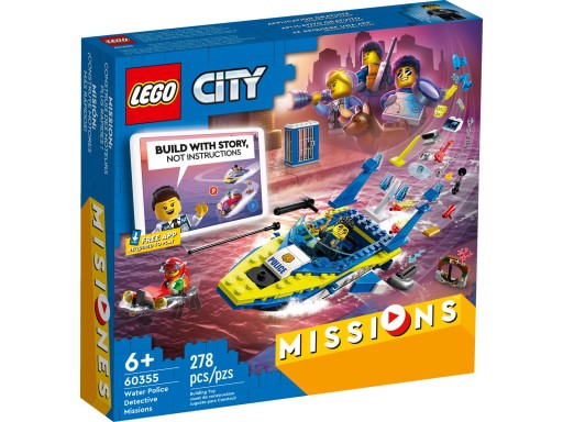 NOWE LEGO CITY 60355 ŚLEDZTWA WODNEJ POLICJI