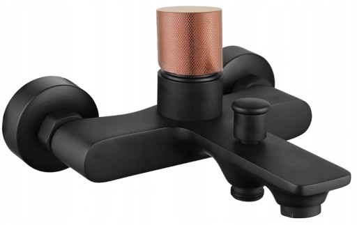 MEXEN ROYO - ONE BATERIA WANNOWA CZARNA ROSE GOLD