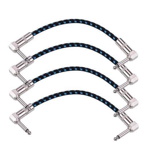 Ggiant AC-18-3 Guitar Pedal Patch Cables 6 Inch