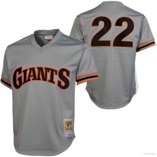 Koszulka baseballowa WillClark San Francisco Giants Jersey koszulka sportow