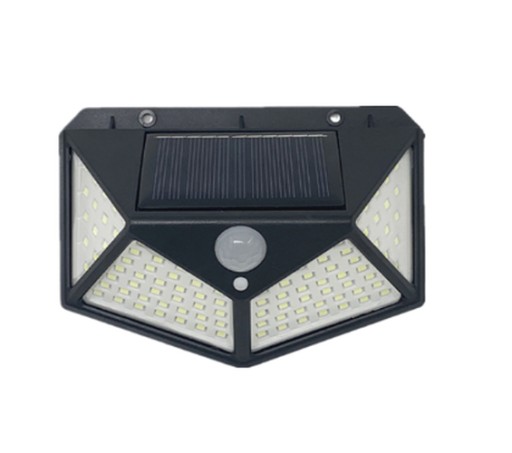 LAMPA solarna czujnik ruchu 100LED zewnętrzna