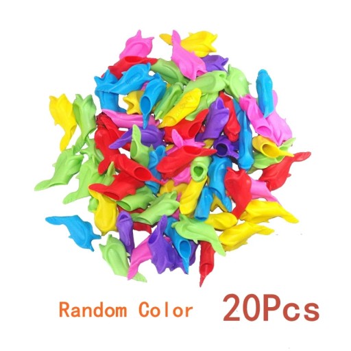10-30pcs/Set Kids Pencil Grasp Silicone Baby Learning Writing Tool