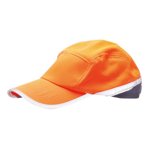 CZAPKA Z DASZKIEM BEJSBOLÓWKA ODBLASKOWA ORANGE