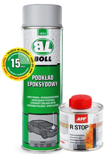 APP R-STOP na rdzę + BOLL podkład epoksydowy