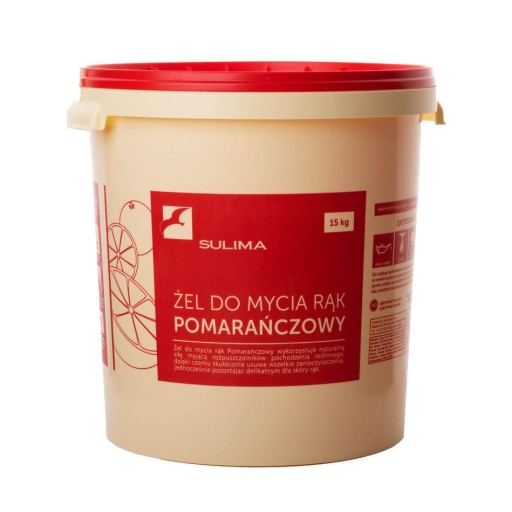 SULIMA żel do rąk pomarańczowy 15 l + Gratis