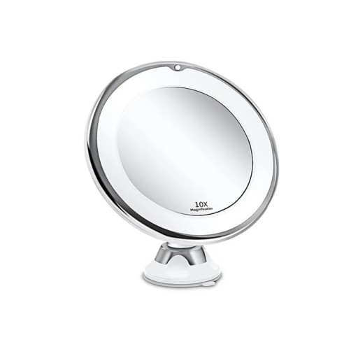 Rotation 10X LED Makeup Night Light Foldable Magnifying Tool Vanity