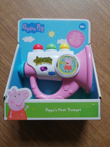 Zabawka świnka peppa trąbka grająca