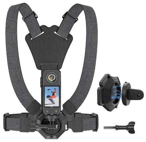 CAMERA CHEST STRAP MOUNT HOLDER FOR INSTA360 X3